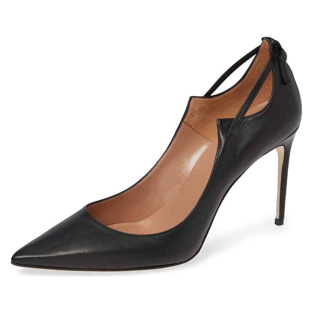 Brian Atwwod Veruska high heels 6.5 (36.5) black leather